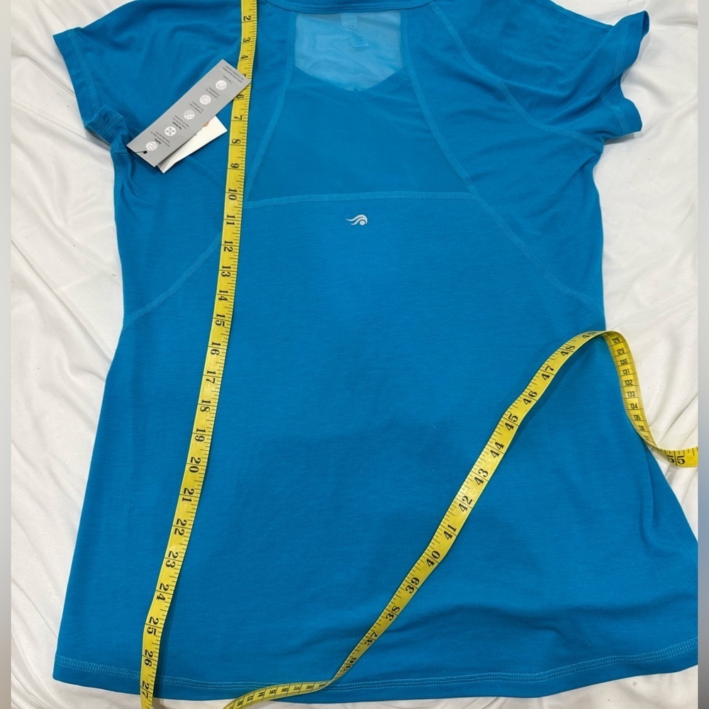 Ideology NWT Determined Blue Women's Top size M - Picture 5 of 7